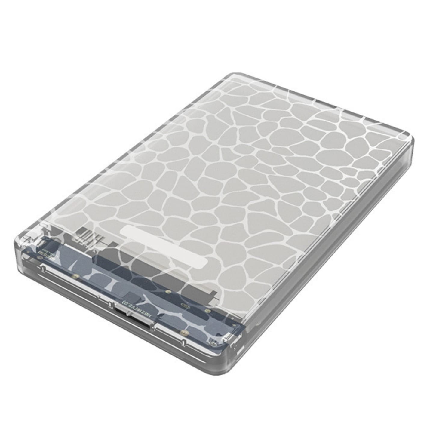 Cruxtec 2.5" SATA to USB3.0 Enclosure Translucent
