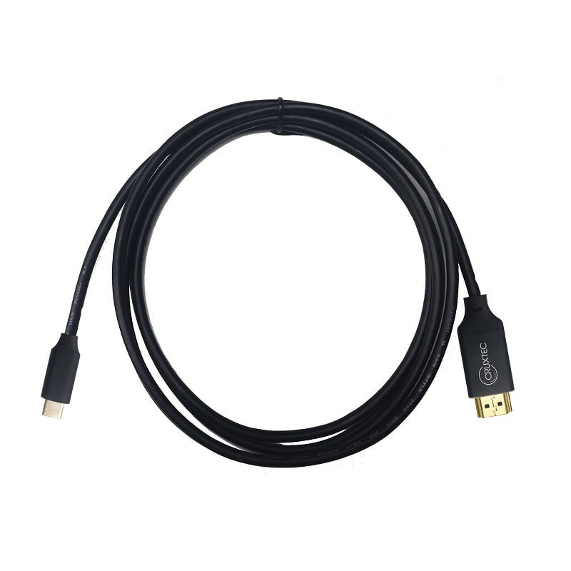 Cruxtec CH8K-01-BK USB-C Male to HDMI Male Cable - 1m (Black)
