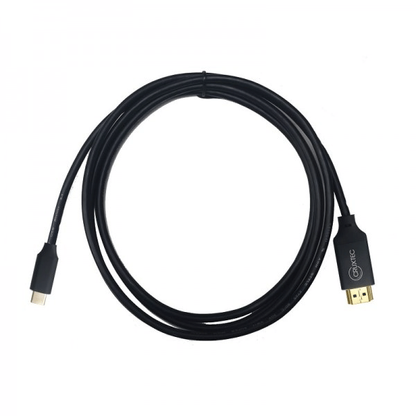 Cruxtec CH8K-02-BK USB-C Male to HDMI Male Cable - 2m (Black)
