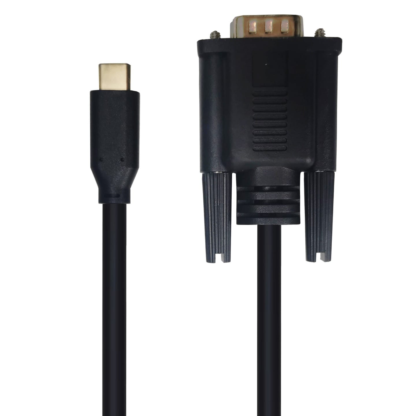 Cruxtec USB-C Male to VGA Male Cable 2m - Black