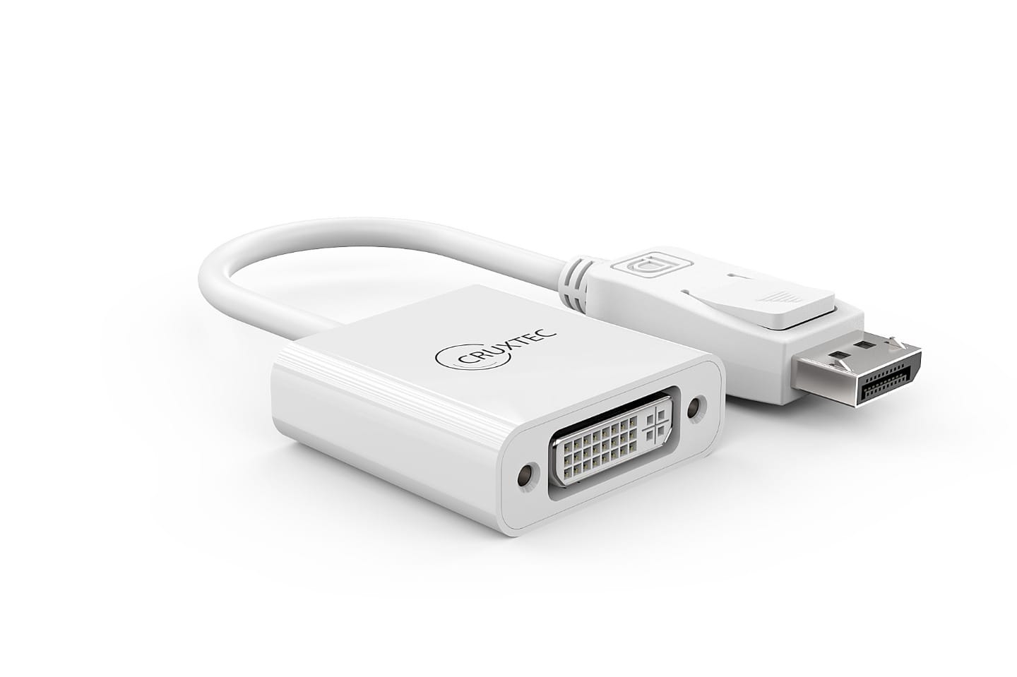 Cruxtec DisplayPort Male to DVI Female 4K Cable Adapter