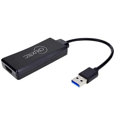 Cruxtec USB to HDMI Female Cable Adapter