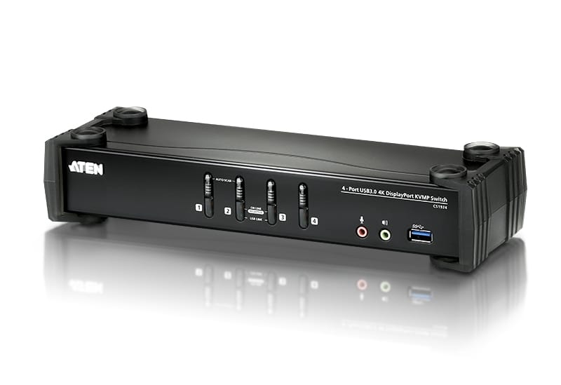 Aten 4 Port USB 3.0 4K DisplayPort 1.2 KVMP Switch
