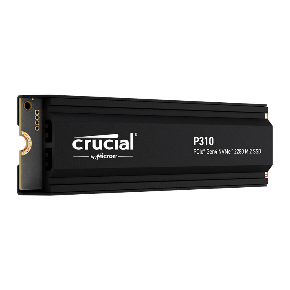 Crucial P310 1TB PCIe Gen4 2280 NVMe M.2 SSD with Heatsink