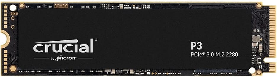 (Ex-Demo) Crucial P3 1TB M.2 Gen3 NVMe SSD