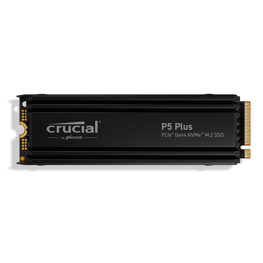 Micron Crucial P5 Plus 2TB M.2 Gen4 NVMe SSD With Heatsink
