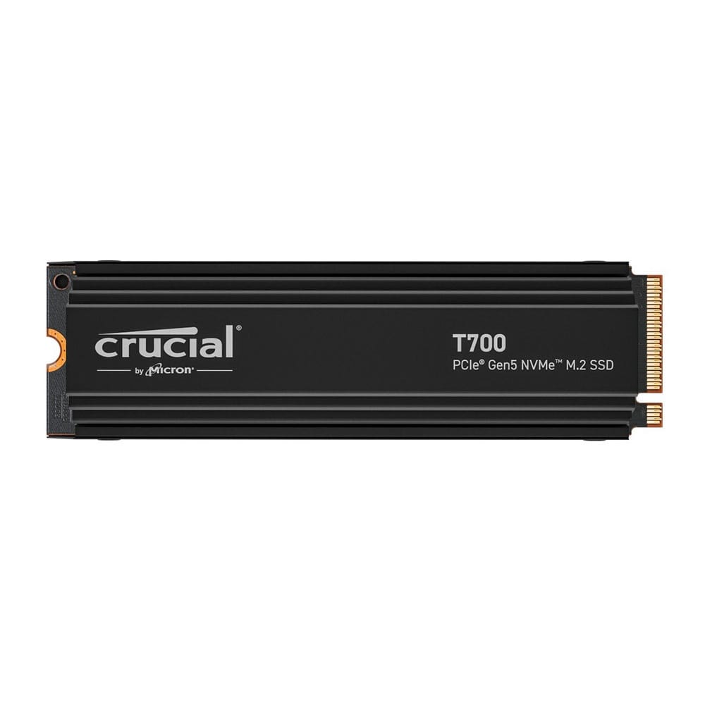 Crucial T700 2TB Gen5 NVMe M.2 SSD With heatsink