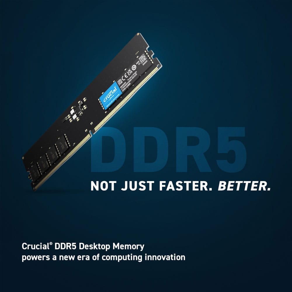 Crucial CT2K16G52C42U5 32GB Kit (2 x 16GB) DDR5-5200 UDIMM

