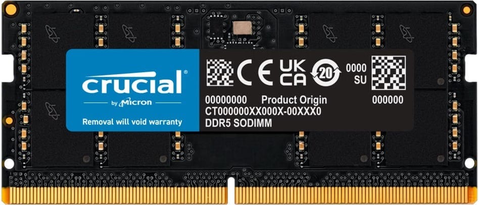 (Open Box) Crucial 32GB(1x32GB) DDR5-5600 SODIMM Memory