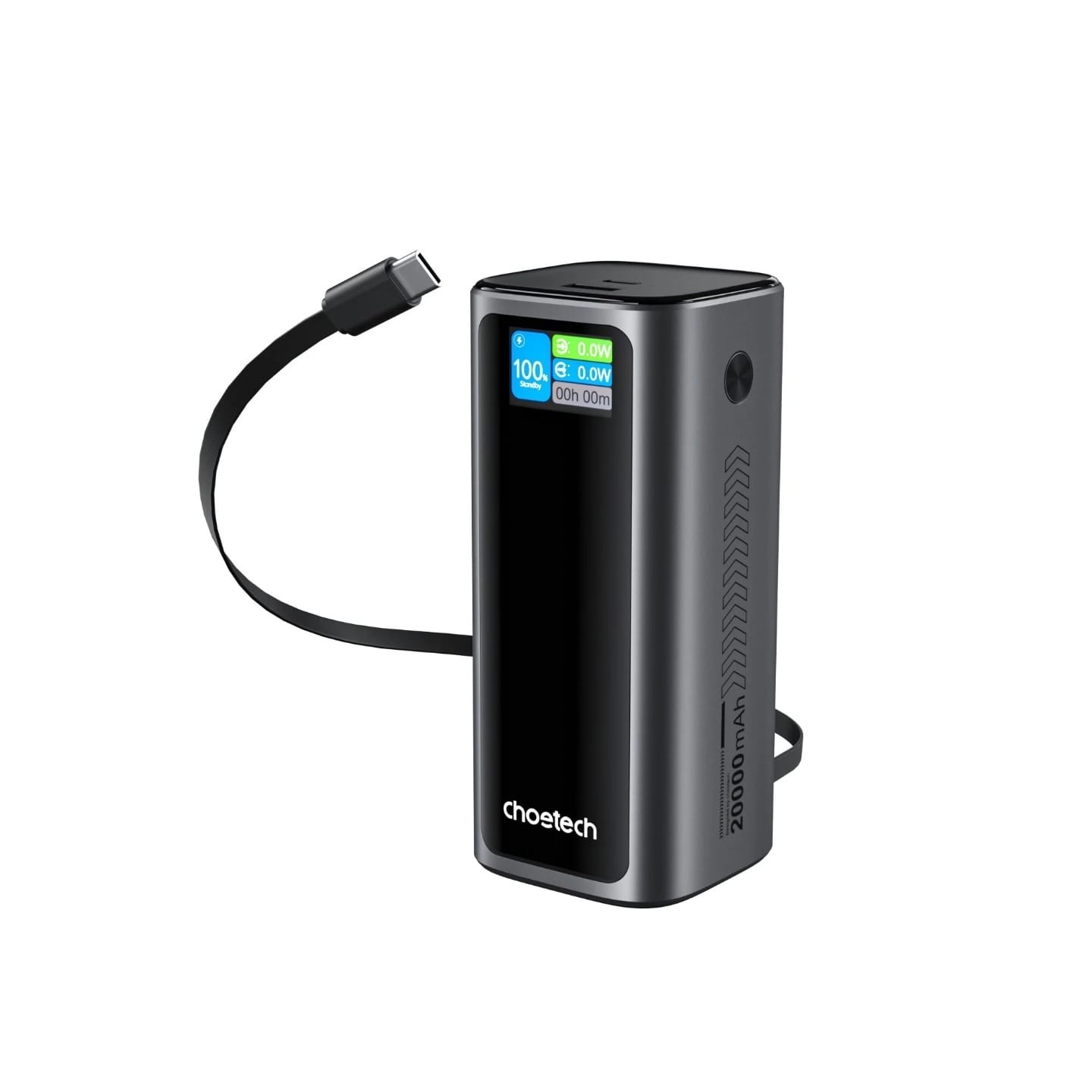 Choetech PowerLeap 20000mAh 130W Built-in USB-C Cable Fast Charging Power Bank