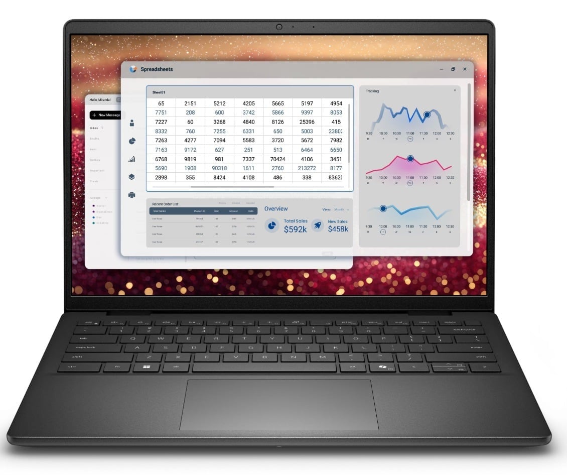Dell Pro 14 PV14260 14" FHD Laptop, Ultra 5 235U, 16GB RAM, 512GB SSD, Windows 11 Pro - Carbon Black