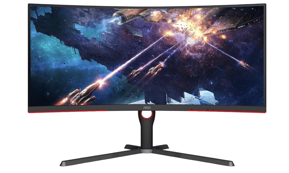 (Ex-Demo) AOC 34" CU34G3S WQHD 1Ms 165Hz HAS Curve Gaming Monitor