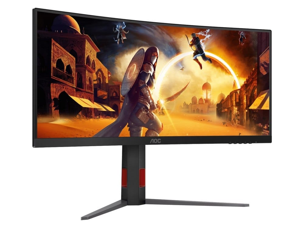 AOC CU34G4Z 34" 3K 0.3ms 240Hz 1500R Curved Antiglare (AG) Height Adjustable Monitor