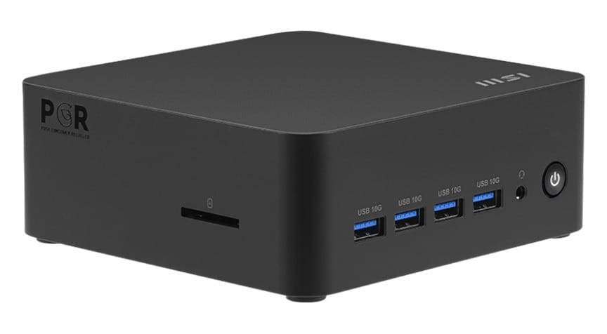 MSI Cubi Z AI 8M Ryzen 5 8645HS Barebone Mini PC - Black