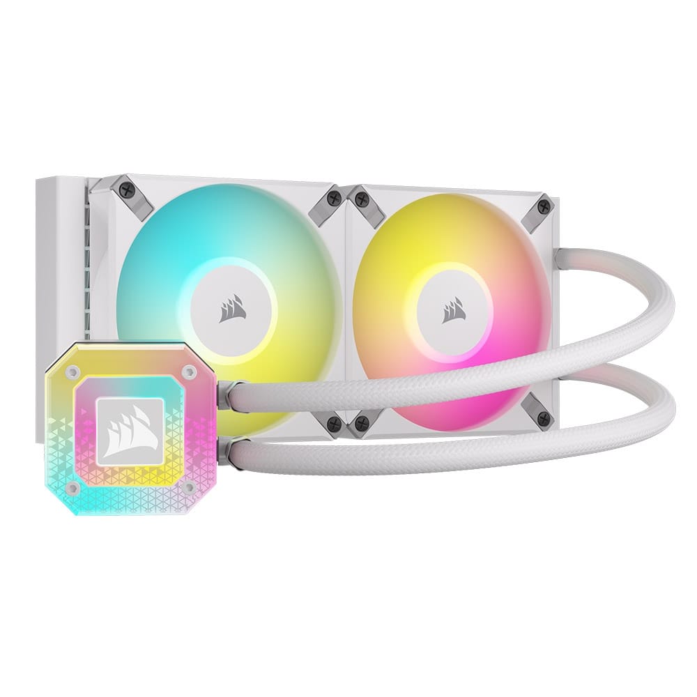 Corsair iCUE H100i ELITE CAPELLIX XT Liquid CPU Cooler - White


