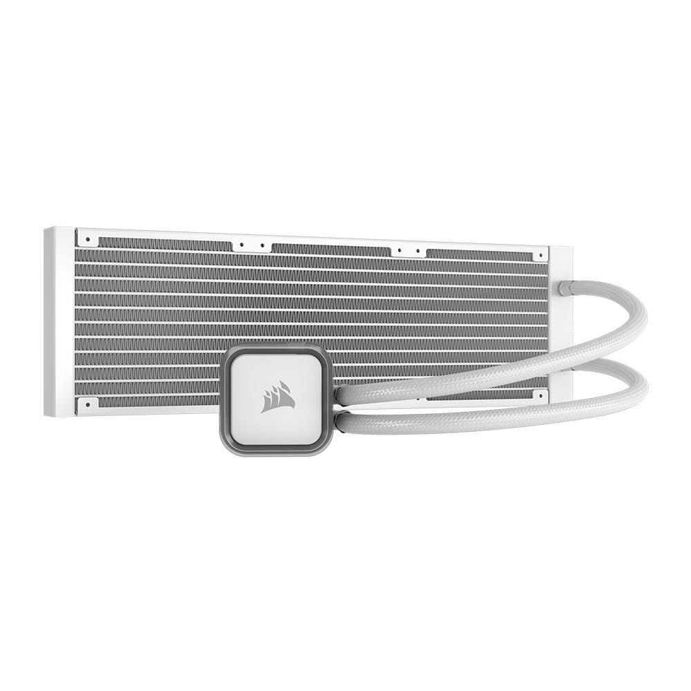 Corsair iCUE H150i 360mm ELITE RGB Liquid CPU Cooler- White