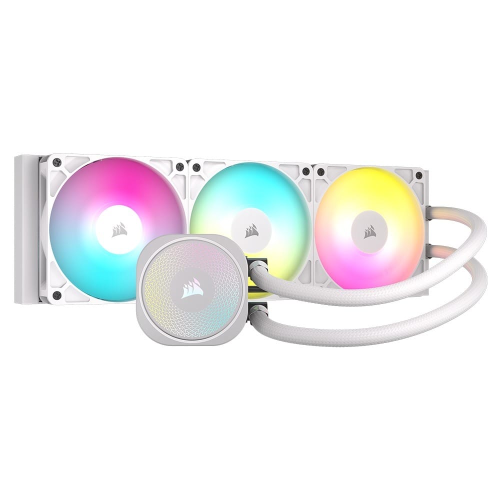 Corsair NAUTILUS 360mm ARGB White Liquid CPU Cooler