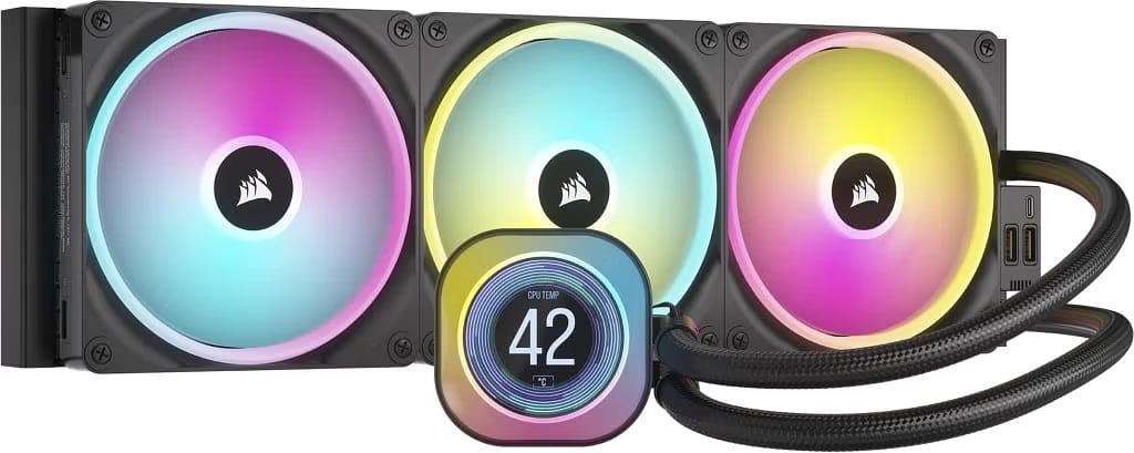 (Open Box) Corsair iCUE LINK H170i LCD 420mm Liquid CPU Cooler
