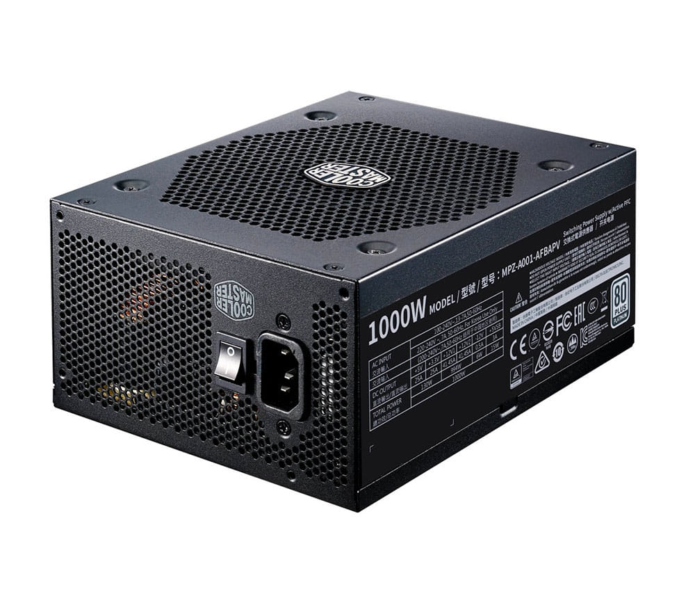 Coolermaster V1000W 80+ Platinum Full-Modular Power Supply