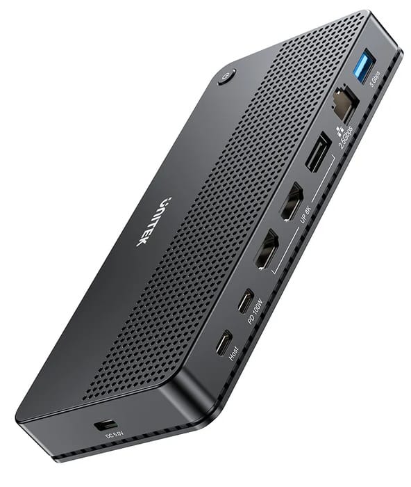 (Ex-Demo) Unitek 13-1 USB-C 10Gbps Universal 8K Docking Station With 100W Power Delivery