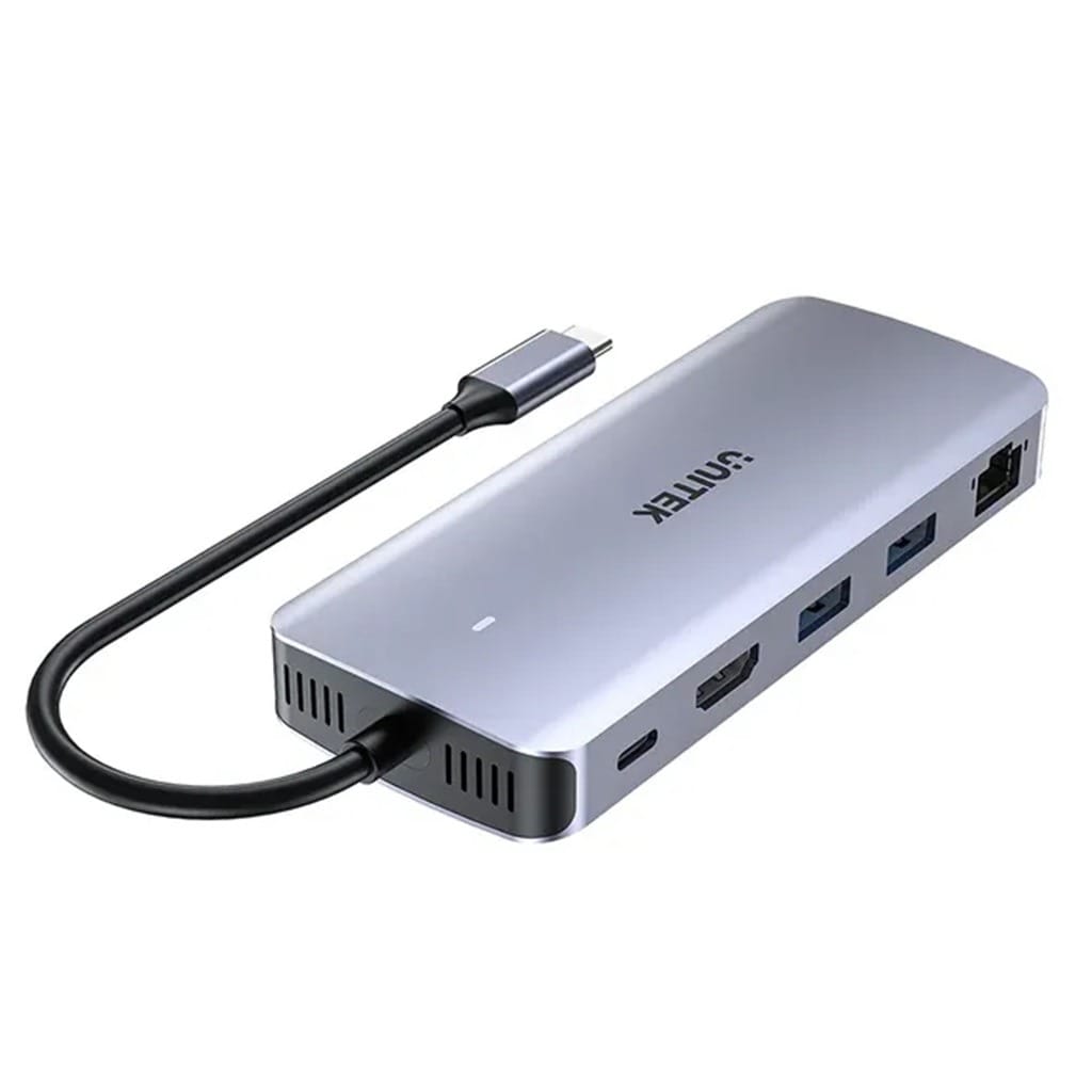 Unitek 6-in-1 USB-C 10Gbps Hub - Space Grey