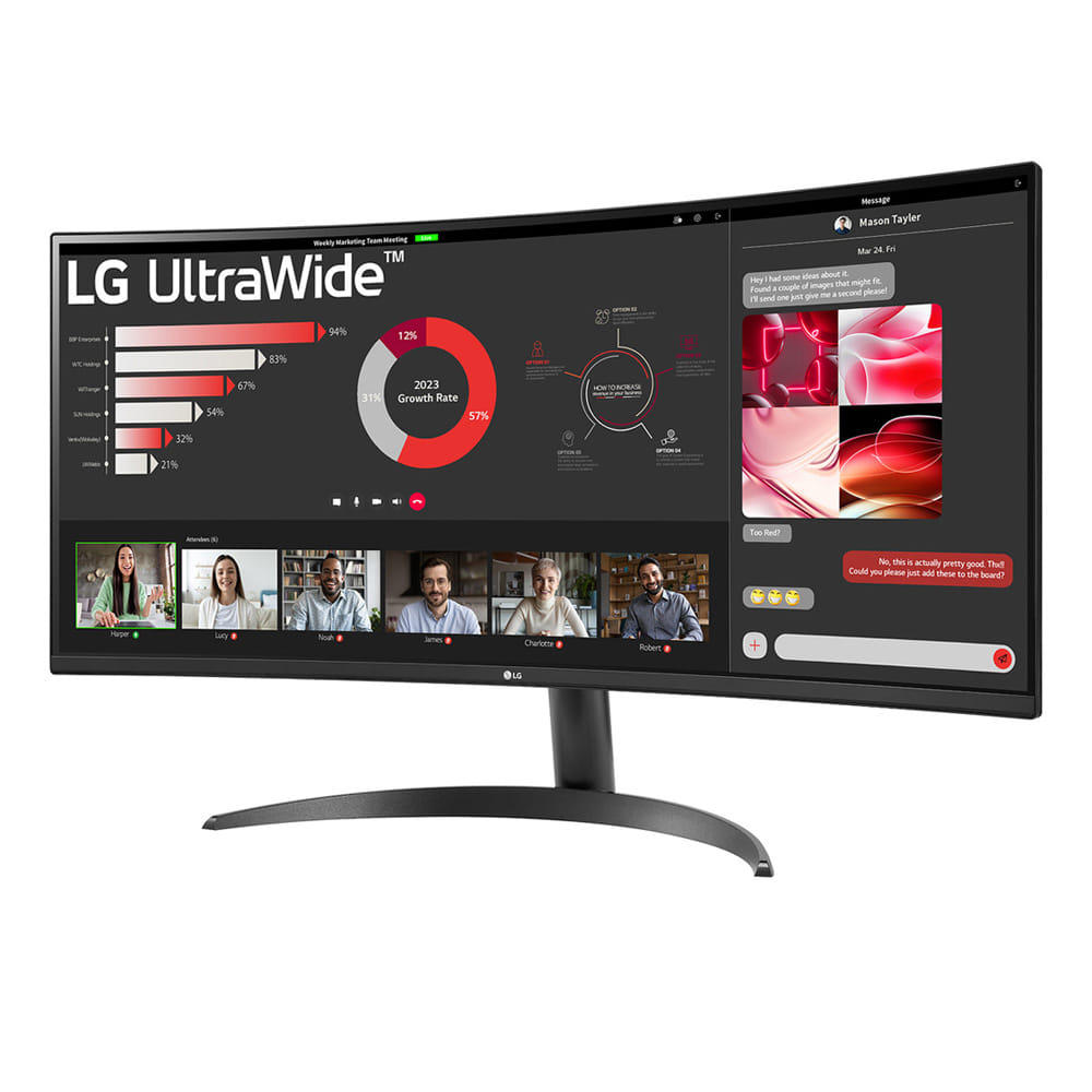 34" 21:9 Curved UltraWide™ QHD (3440x1440) Monitor
