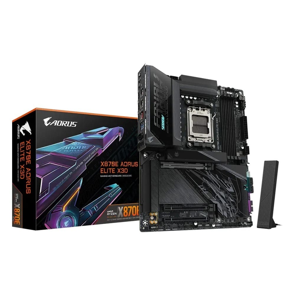 Gigabyte X870E AORUS ELITE X3D AM5 ATX Motherboard