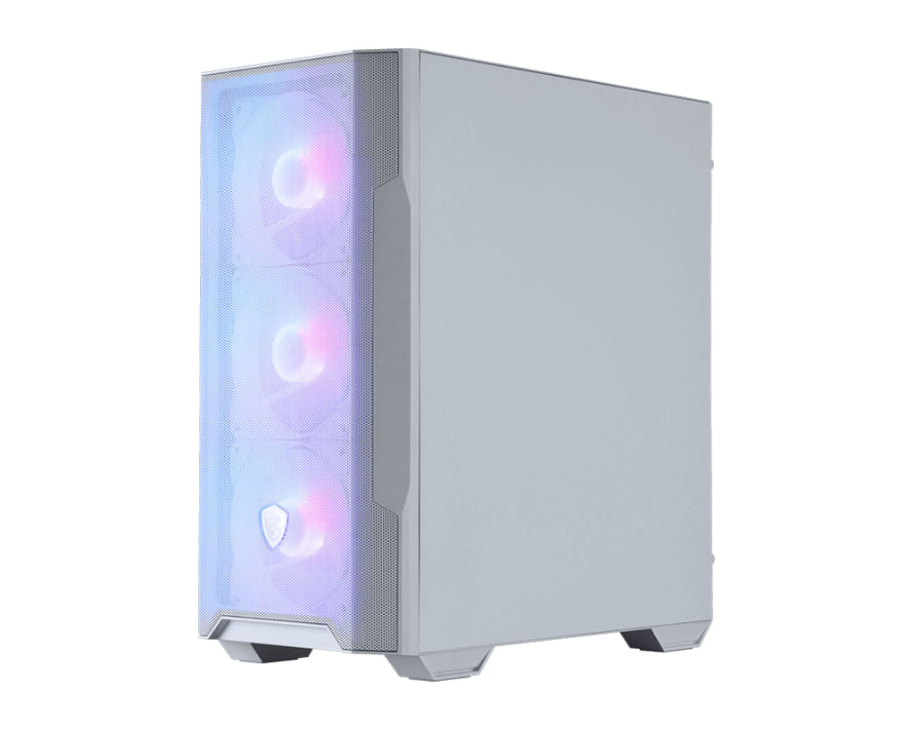MSI MAG FORGE M100R Micro-ATX Computer Case - White
