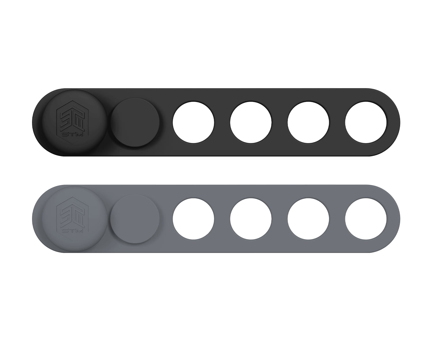 STM AirStrip Smarter AirTag Band 2pk Black/Grey