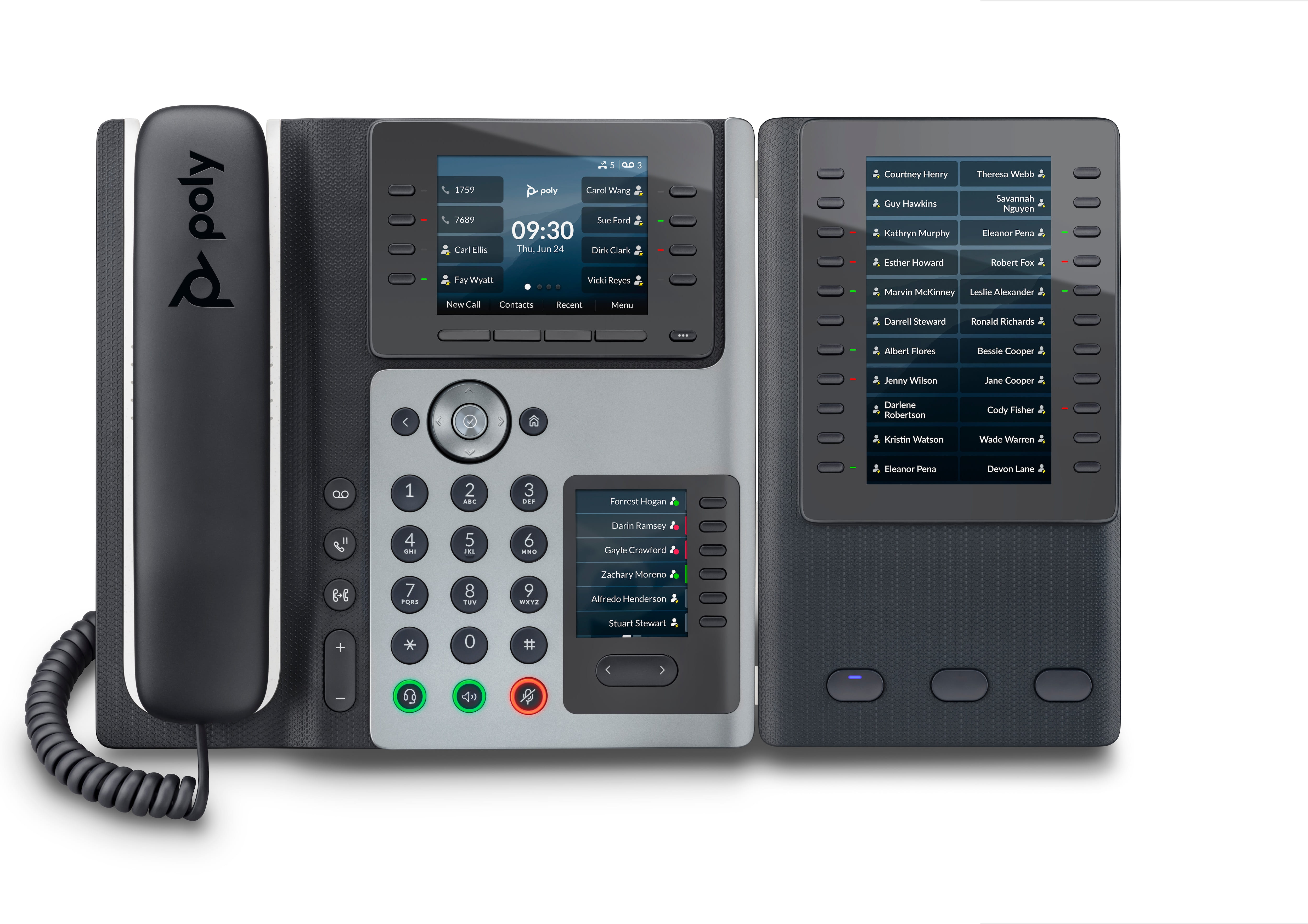 HP Poly Edge E450 IP Phone and PoE-enabled