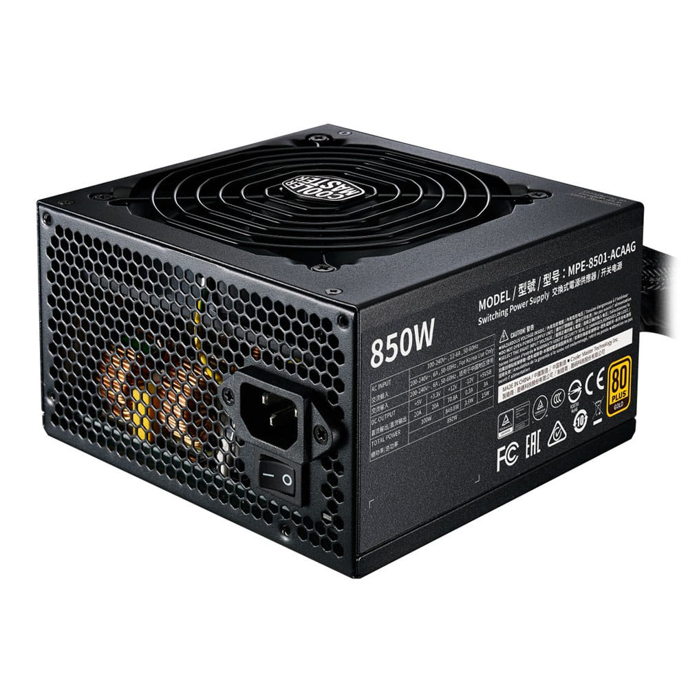Cooler Master MWE 850W Fixed 80 Plus Gold Power Supply