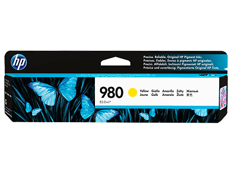 HP 980 D8J09A Yellow Ink Cartridge