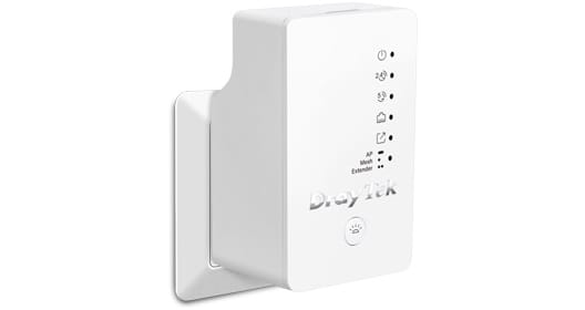 Draytek VigorAP 802.11ac Wave 2 Dual-Band Wall-Plug AP / Repeater