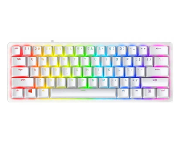 【美品】 Razer Huntsman V3 Pro White Razer - Huntsman V3 Pro TKL Wired Analog Optical Esports