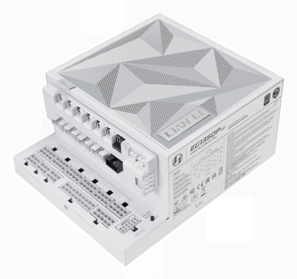 Lian Li Edge Platinum V2 1350W With Edge Power Supply - White