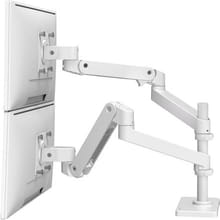 Ergotron LX Pro Arm Dual Display Stacking - White