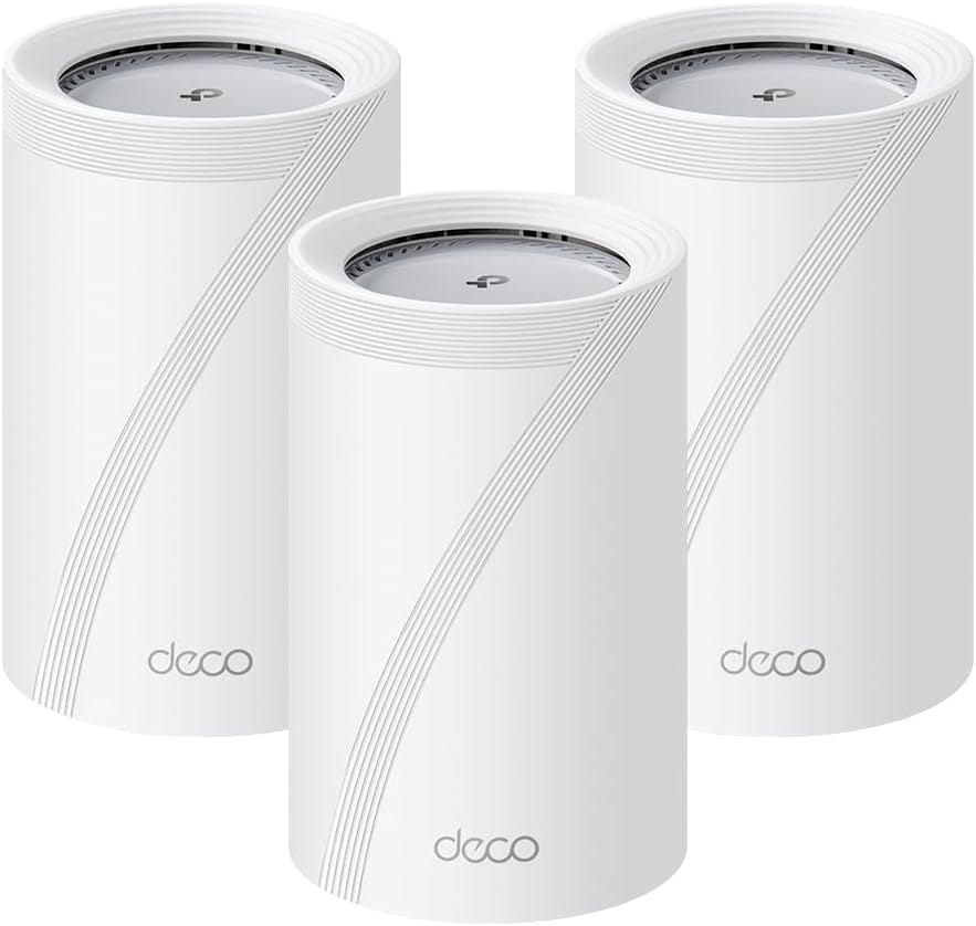 TP-Link Deco BE65 Pro BE11000 Whole Home Wi-Fi 7 Mesh System 3-Pack