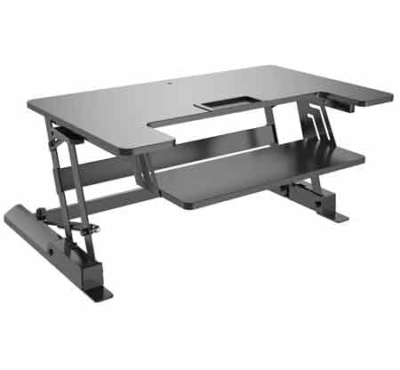 VisionMounts VM-LD02-A1 Large Height Adjustable Sit Stand Desk