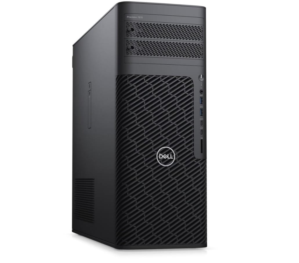 Dell Precision 7875 Workstation, AMD Threadripper PRO 7945WX, 128GB RDIMM ECC RAM, 1TB SSD, RTX Pro 4000, Windows 11 Pro
