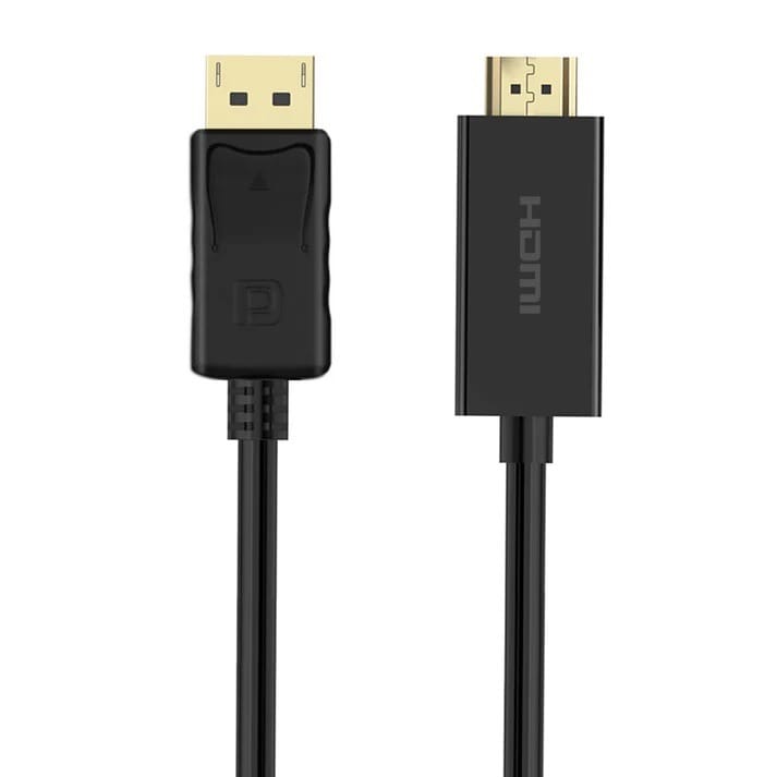 Cruxtec Displayport 1.2 to HDMI 4K Cable 4K@30Hz Black 5m