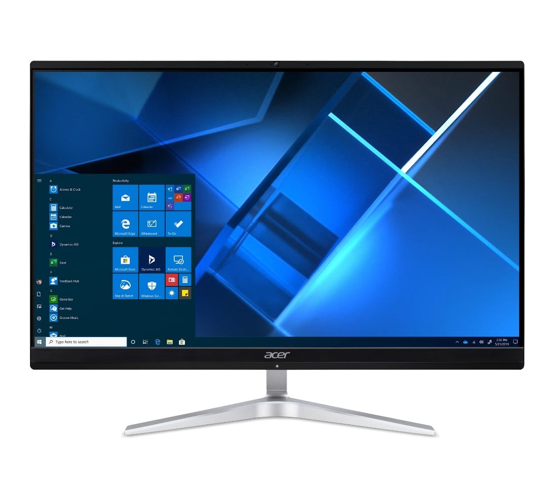 (Manufacturer Refurbished) Acer Veriton 23.8" All-In-One PC, i5-1135G7, 8GB RAM, 256GB SSD, Windows 10 Home