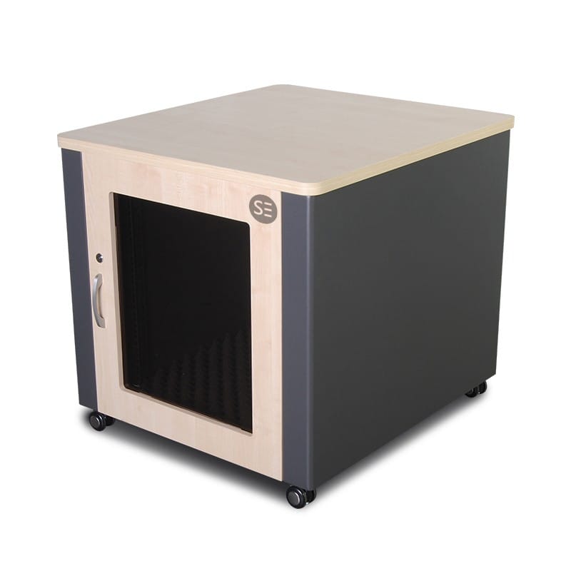 Serveredge 12RU 705mm(Wide)/782mm(Deep) Soundproof Server Cabinet