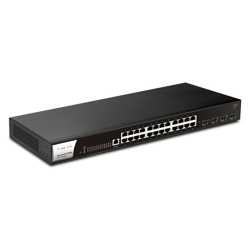 DrayTek VigorSwitch G2280x 28-Port Layer 2+ Managed 10Gb Switch