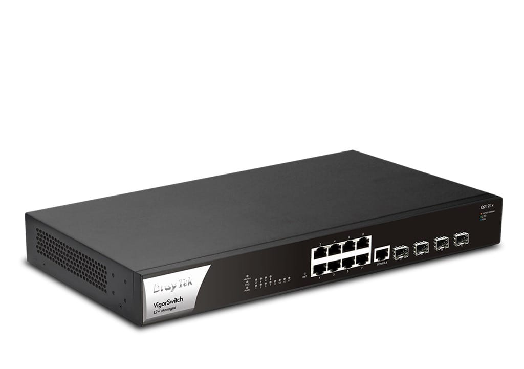 Draytek VigorSwitch Q2121x 2.5GbE L2+ Managed Switch