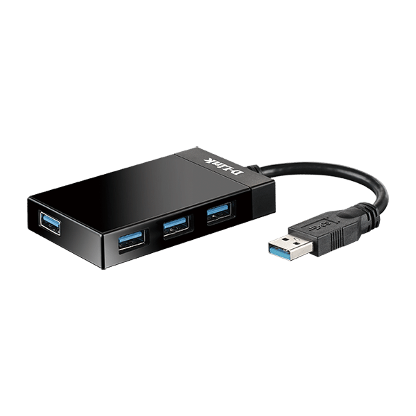 D-Link 4-Port SuperSpeed USB 3.0 Portable Hub