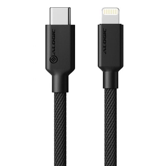 Alogic Elements Pro USB-C-Lightning 1m Cable - Black