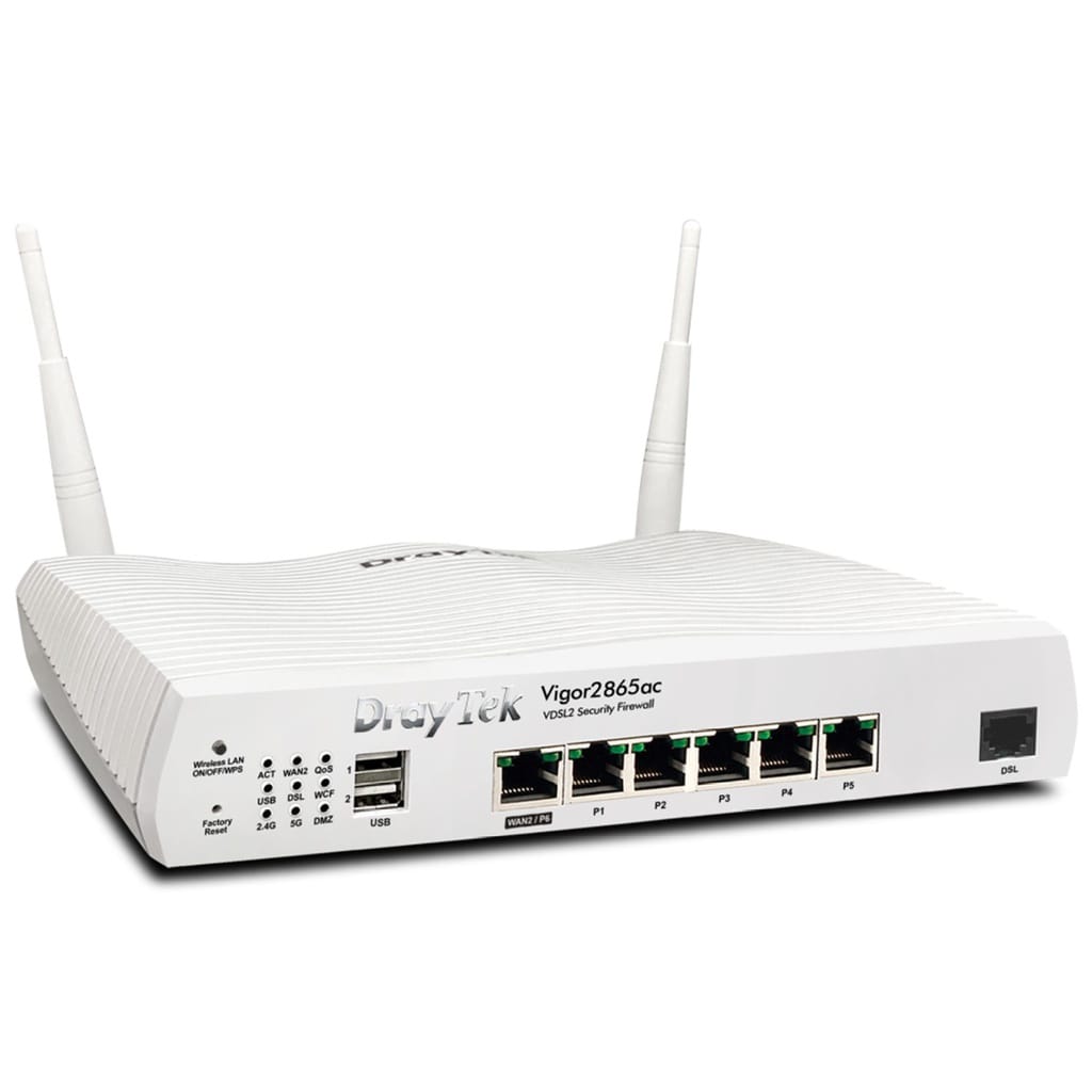 Draytek Vigor2865 Multi-WAN VDSL2 35b/ADSL2+ Wi-Fi Wireless Router