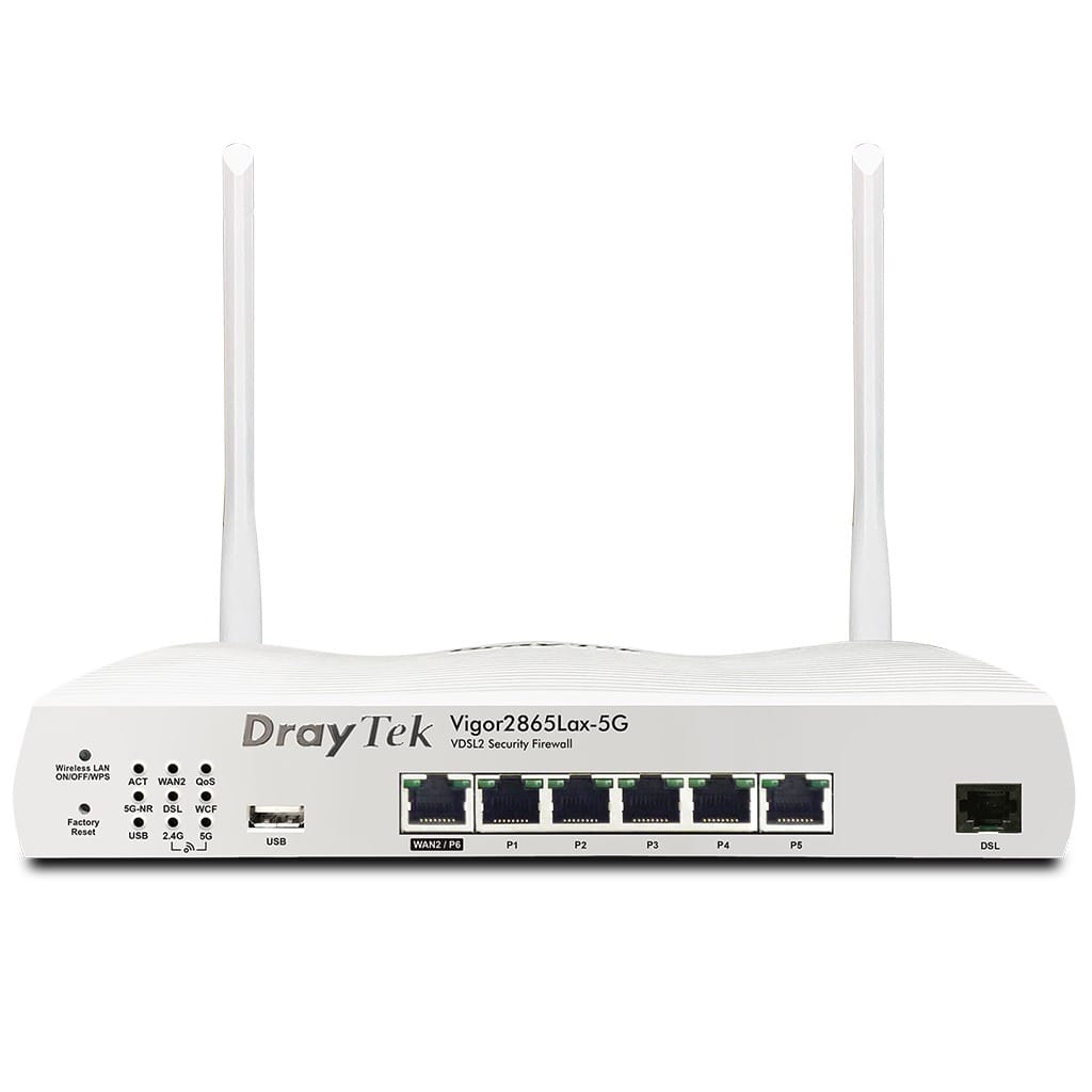 Draytek Vigor2865Lax-5G 35b Multi-WAN VDSL2 VPN Router