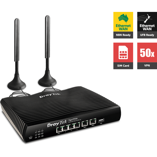 DrayTek Vigor 2926L Multi WAN Router With LTE SIM Card Slot