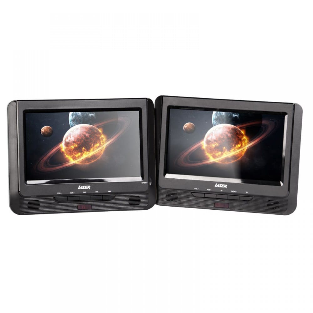 Laser 9" Portable DVD Dual Player